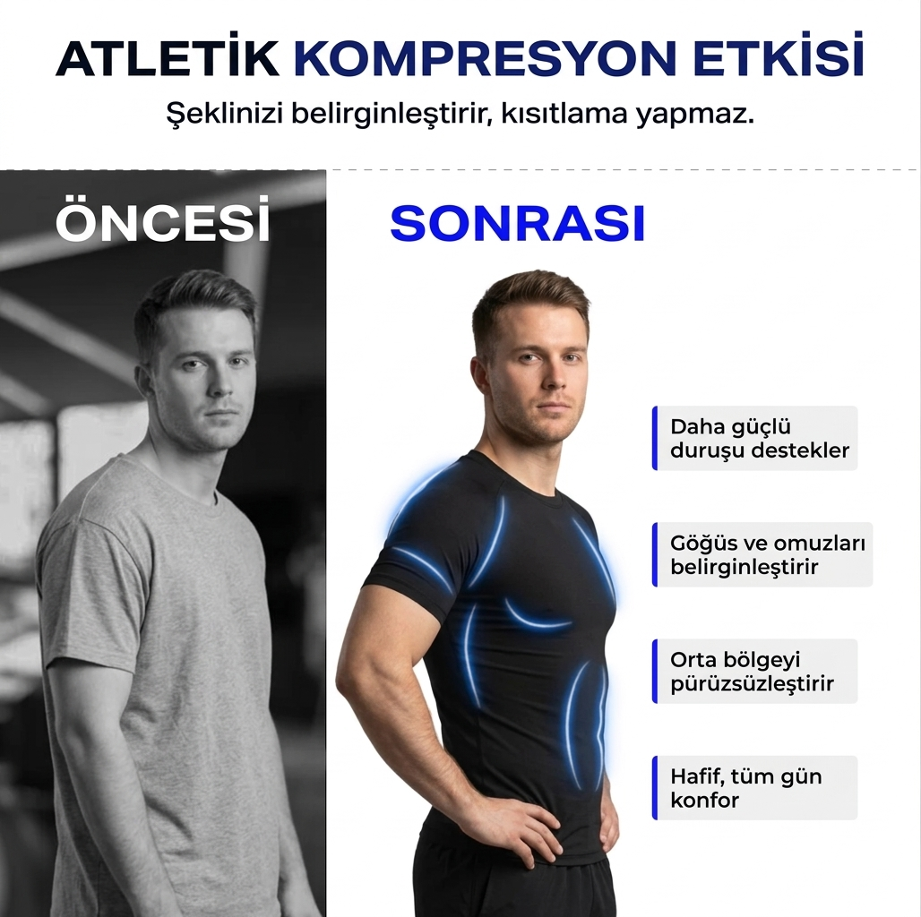 Terliyo® Kısa Kol Sauna T-Shirt