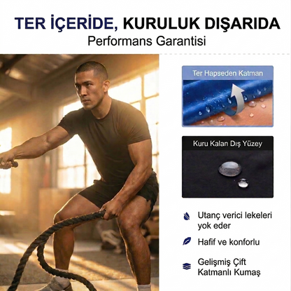 Terliyo® Kısa Kol Sauna T-Shirt